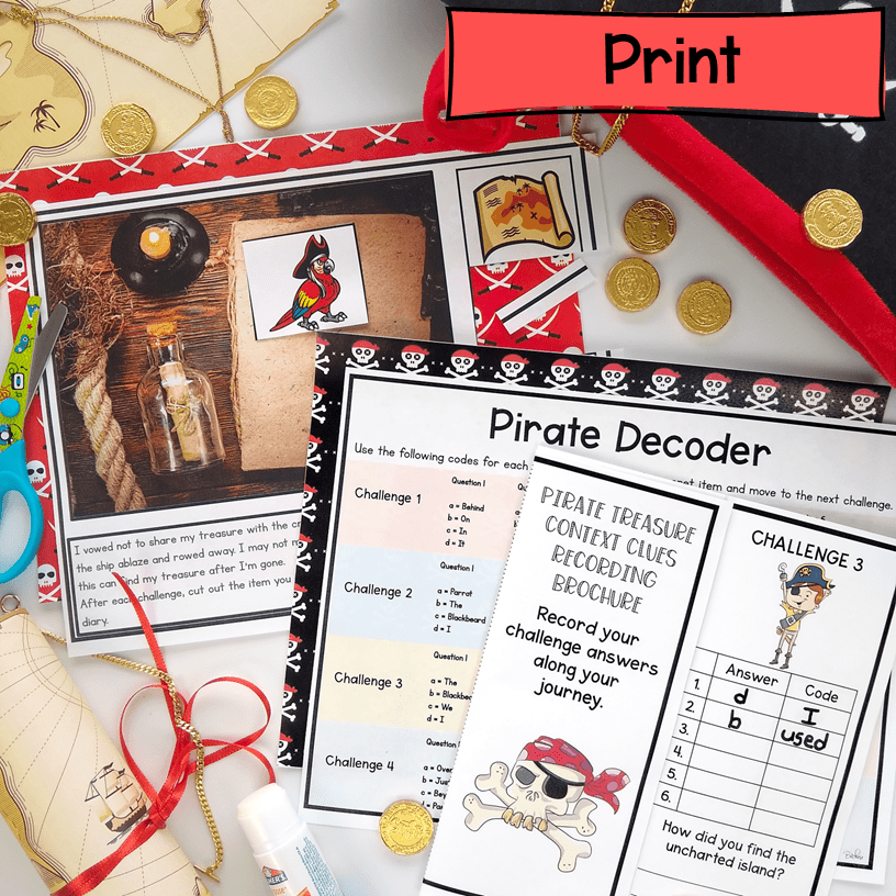 Context Clues Reading Escape Room Differentiated Bundle - 2nd 3rd 4th 5th Grade - Image 9