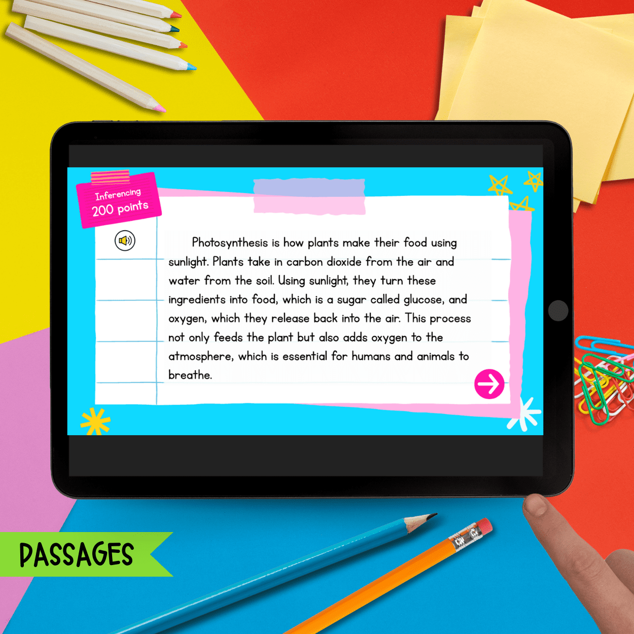 Jeopardy Style 4th Grade Reading Comprehension Review Digital ELA Quiz Game Show - Image 3