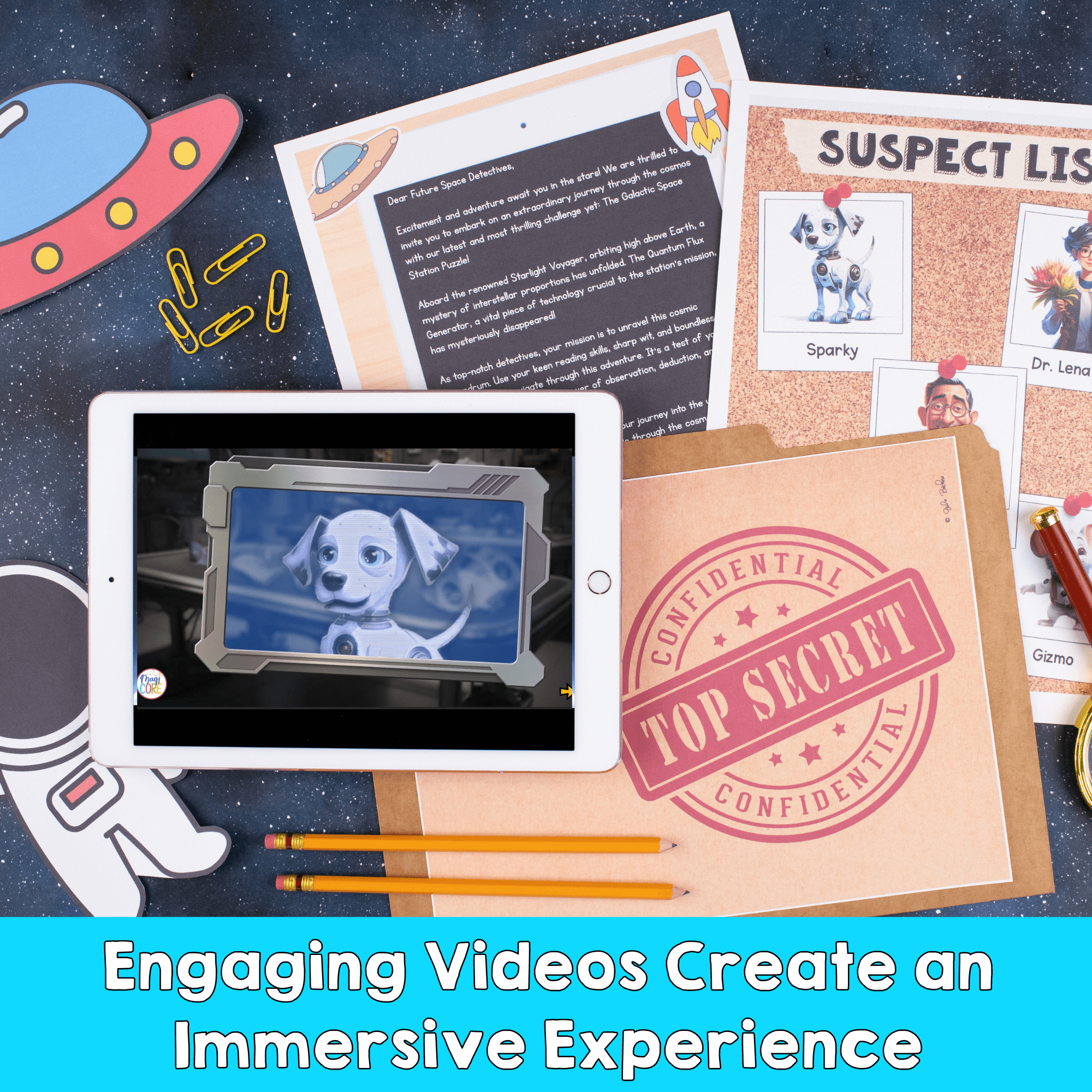The Galactic Space Station Puzzle Reading Comprehension Print & Digital Activity - Image 4