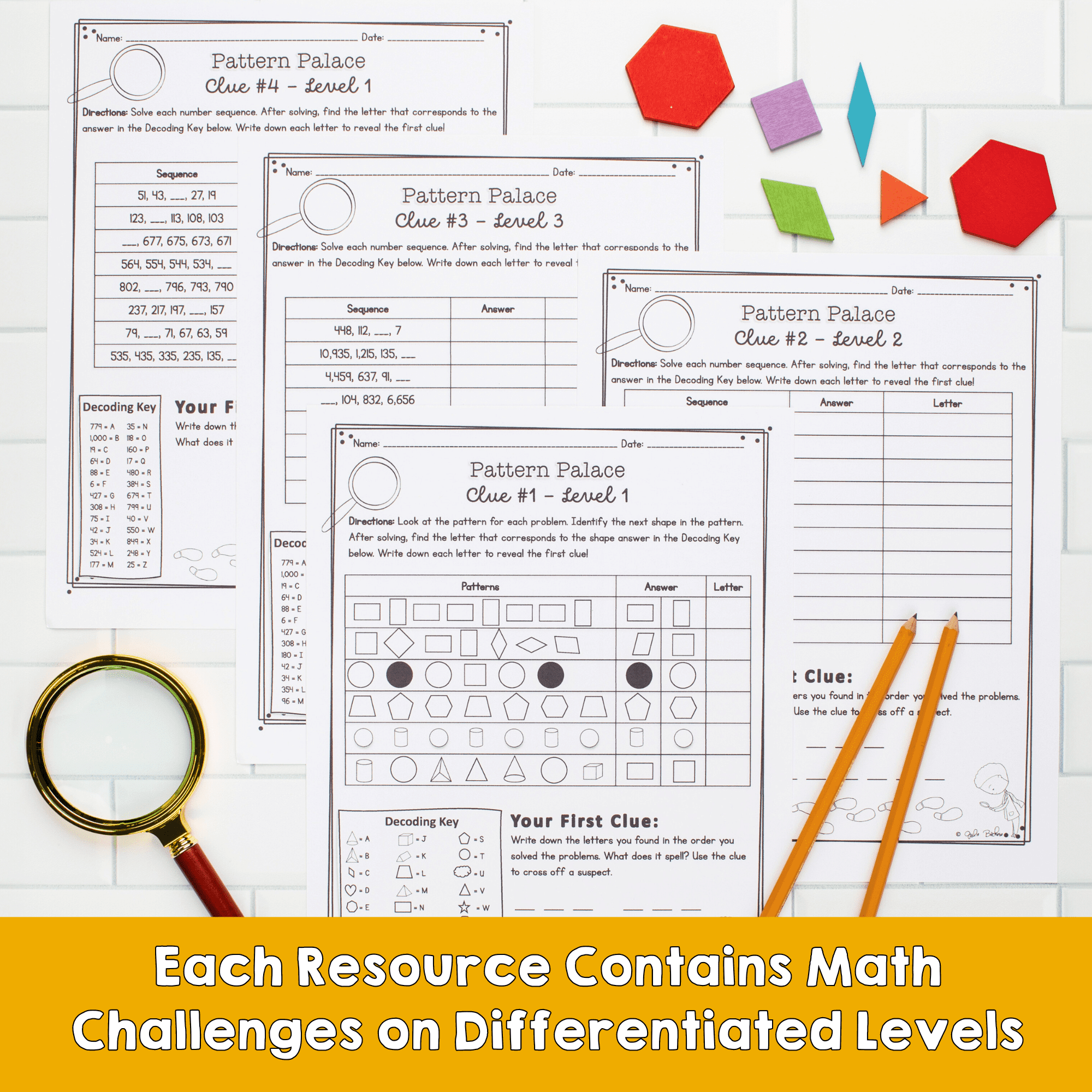 Magical Mysteries Math GROWING Bundle 4th-5th Grade - Image 2