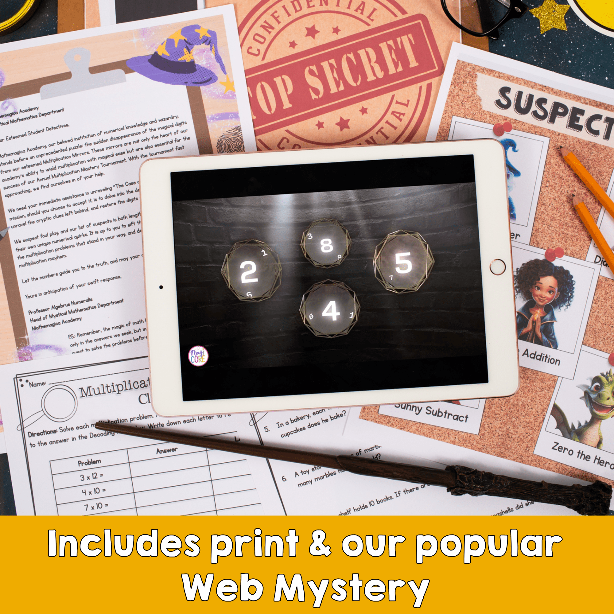 Magical Mysteries Math GROWING Bundle 4th-5th Grade - Image 3