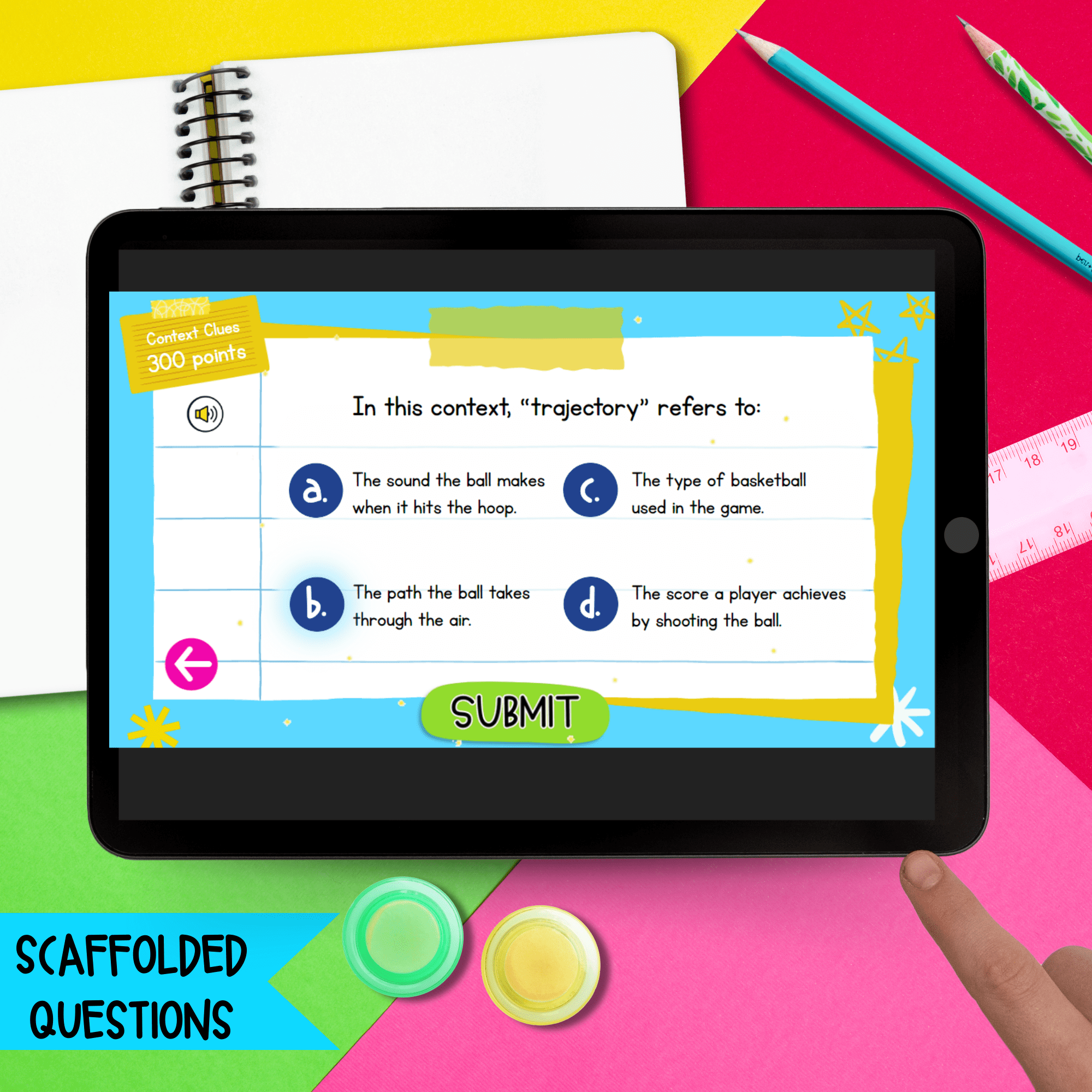 Jeopardy Style 6th Grade Reading Comprehension Review Digital ELA Quiz Game Show - Image 4