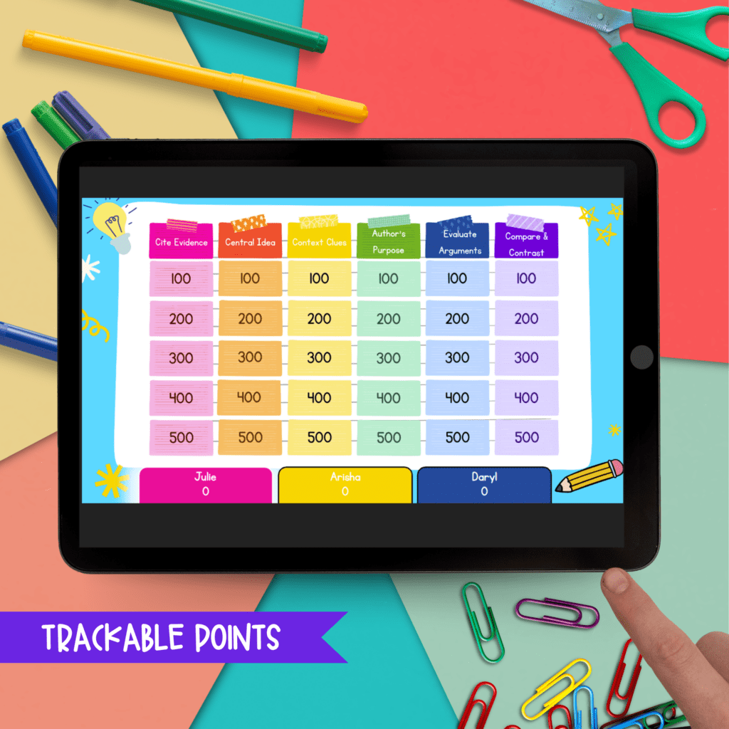fun test prep review ideas jeopardy review game