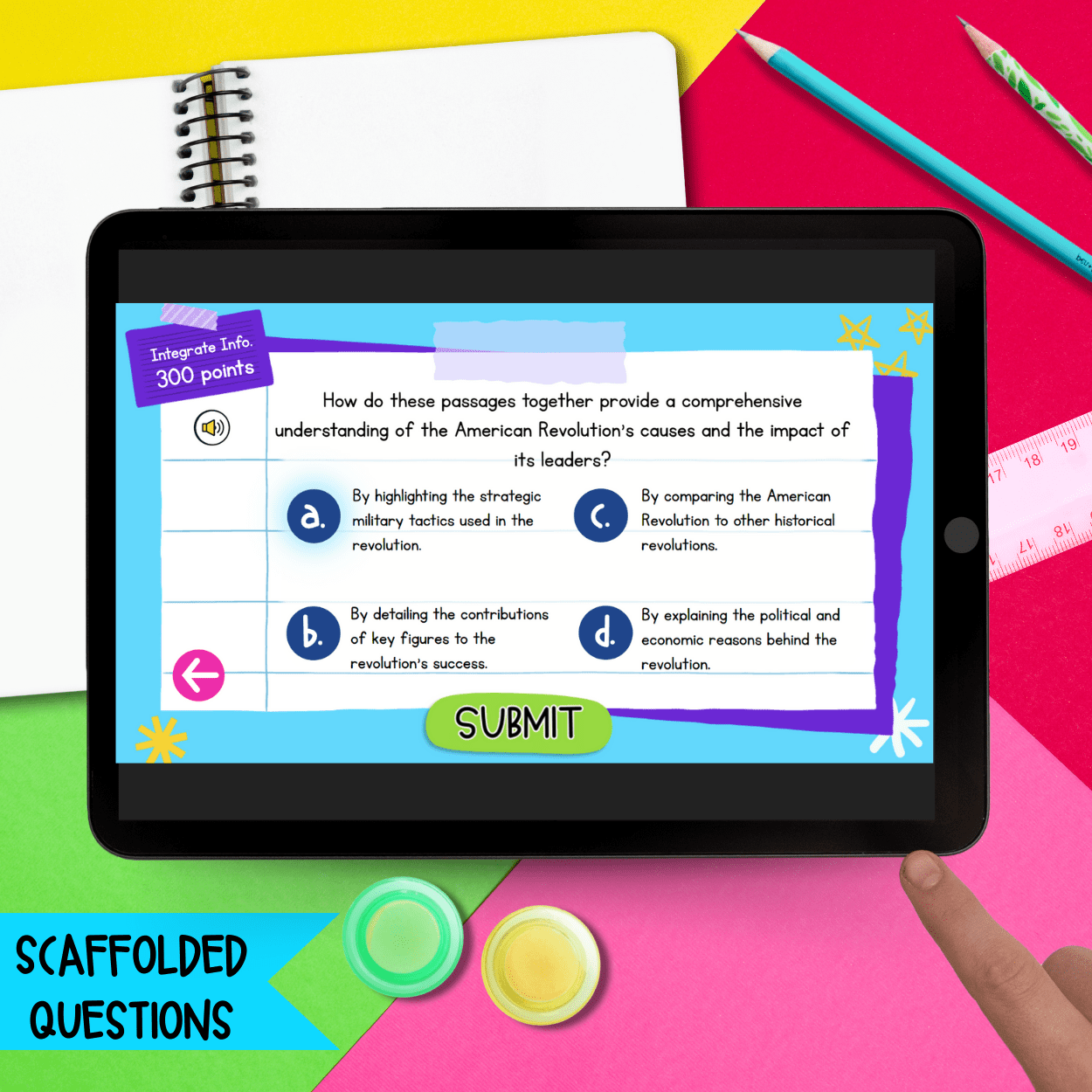 Jeopardy Style 5th Grade BUNDLE Reading Comprehension Review ELA Quiz Game Show - Image 10