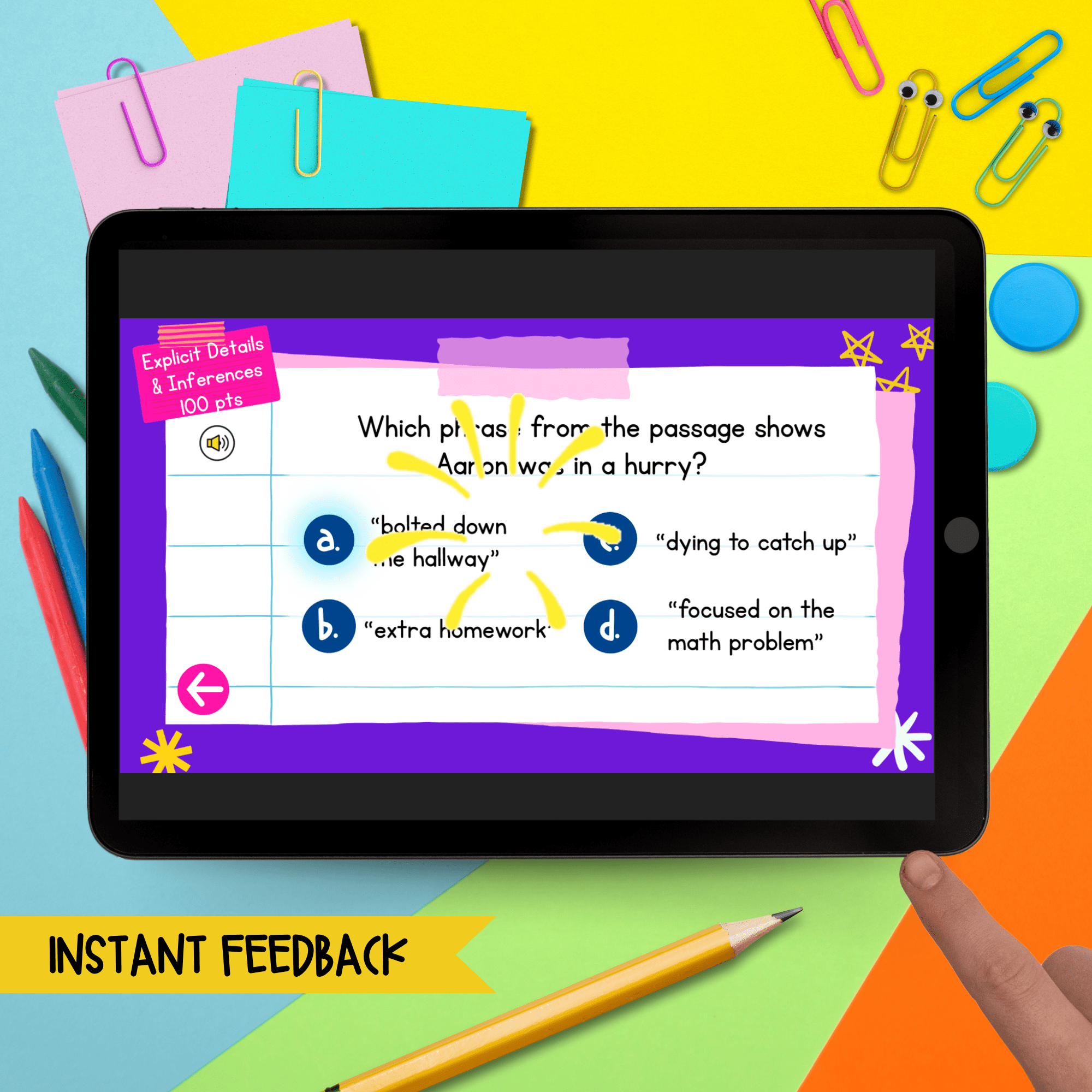 Jeopardy Style 5th Grade BUNDLE Reading Comprehension Review ELA Quiz Game Show - Image 6