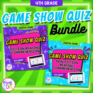 Jeopardy Style 4th Grade BUNDLE Reading Comprehension Review