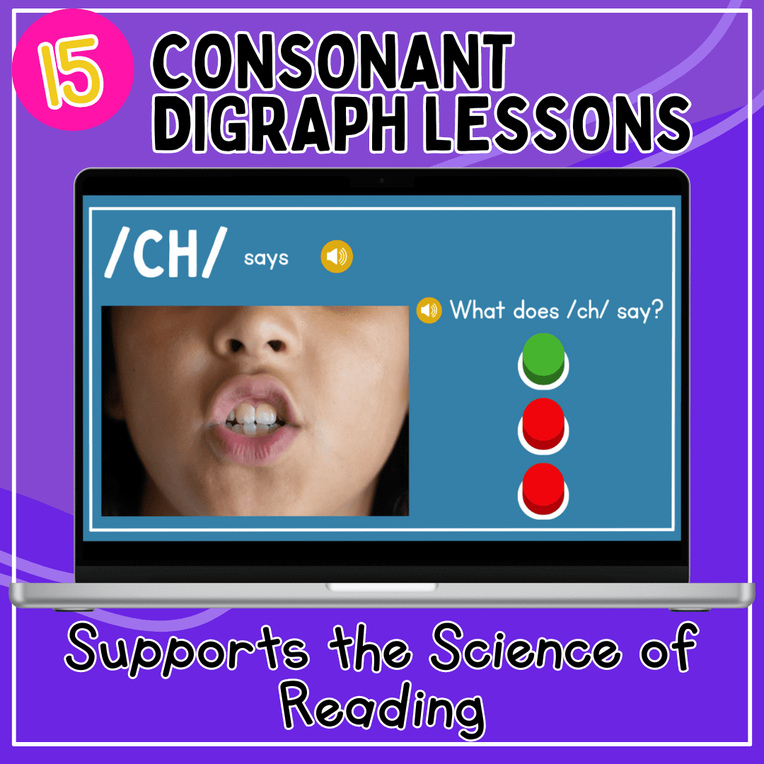 Phonics Consonant Diagraphs Digital Mini Lessons Science of Reading SOR Aligned - Image 2