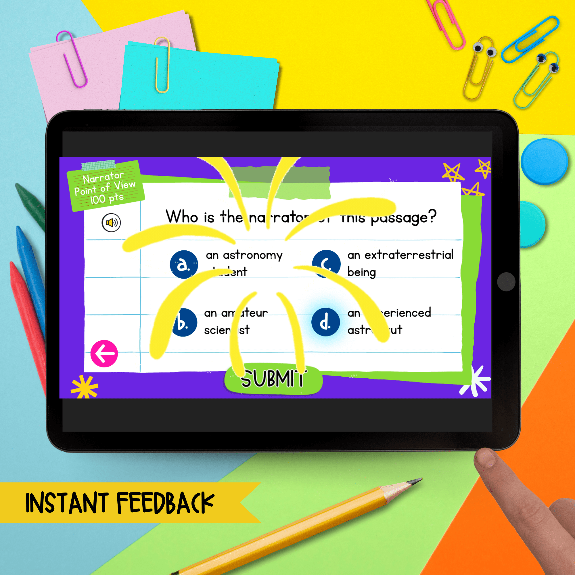 Jeopardy Style 6th Grade BUNDLE Reading Comprehension Review ELA Quiz Game Show - Image 7