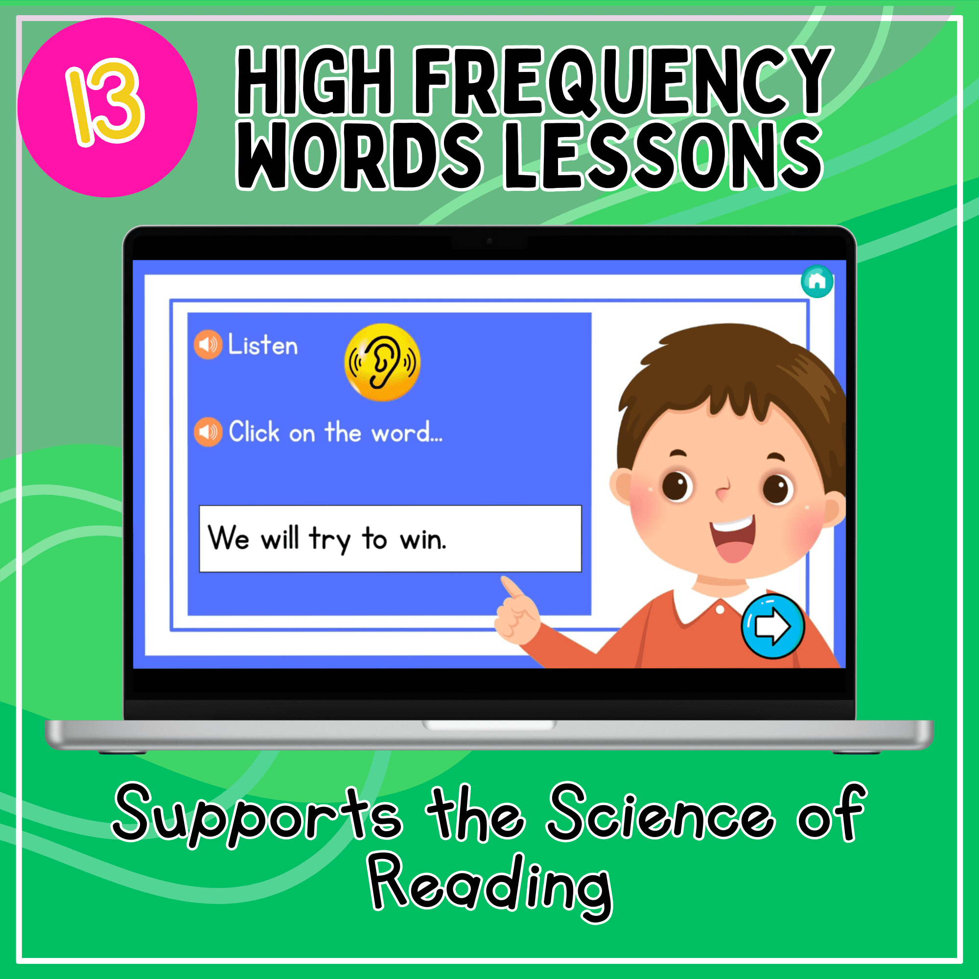 Phonics High Frequency Sight Words Digital Lesson Science of Reading SOR Aligned - Image 2