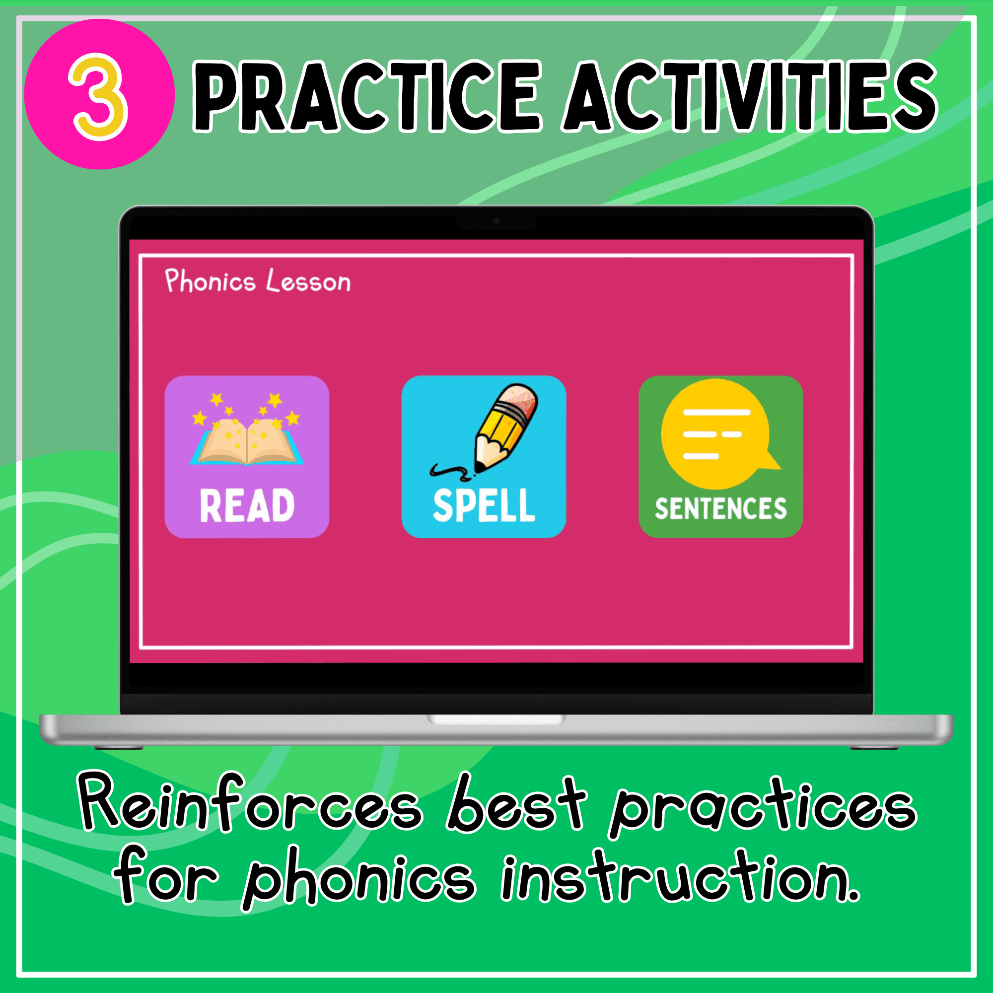 Phonics High Frequency Sight Words Digital Lesson Science of Reading SOR Aligned - Image 3