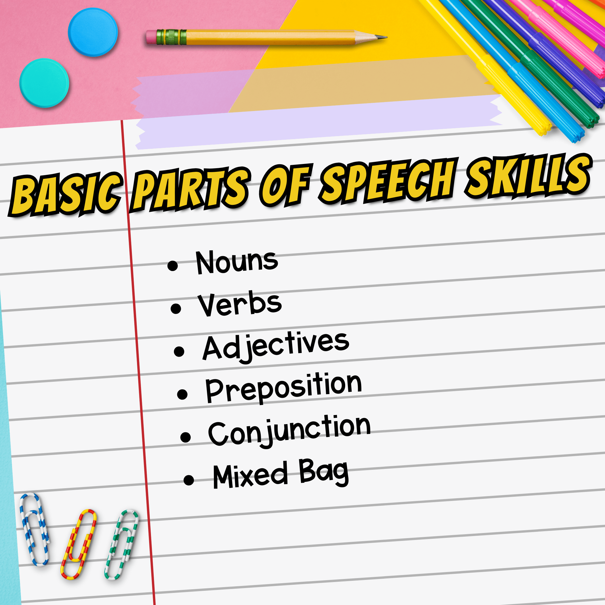 Jeopardy Style Basic Parts of Speech Reading Comprehension Review Quiz Game Show - Image 8