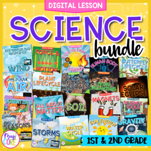 1st & 2nd Grade Science Digital Video Lesson NGSS Aligned Bundle