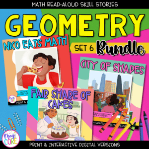 Interactive Math Stories - Shapes Bundle - 1st Grade