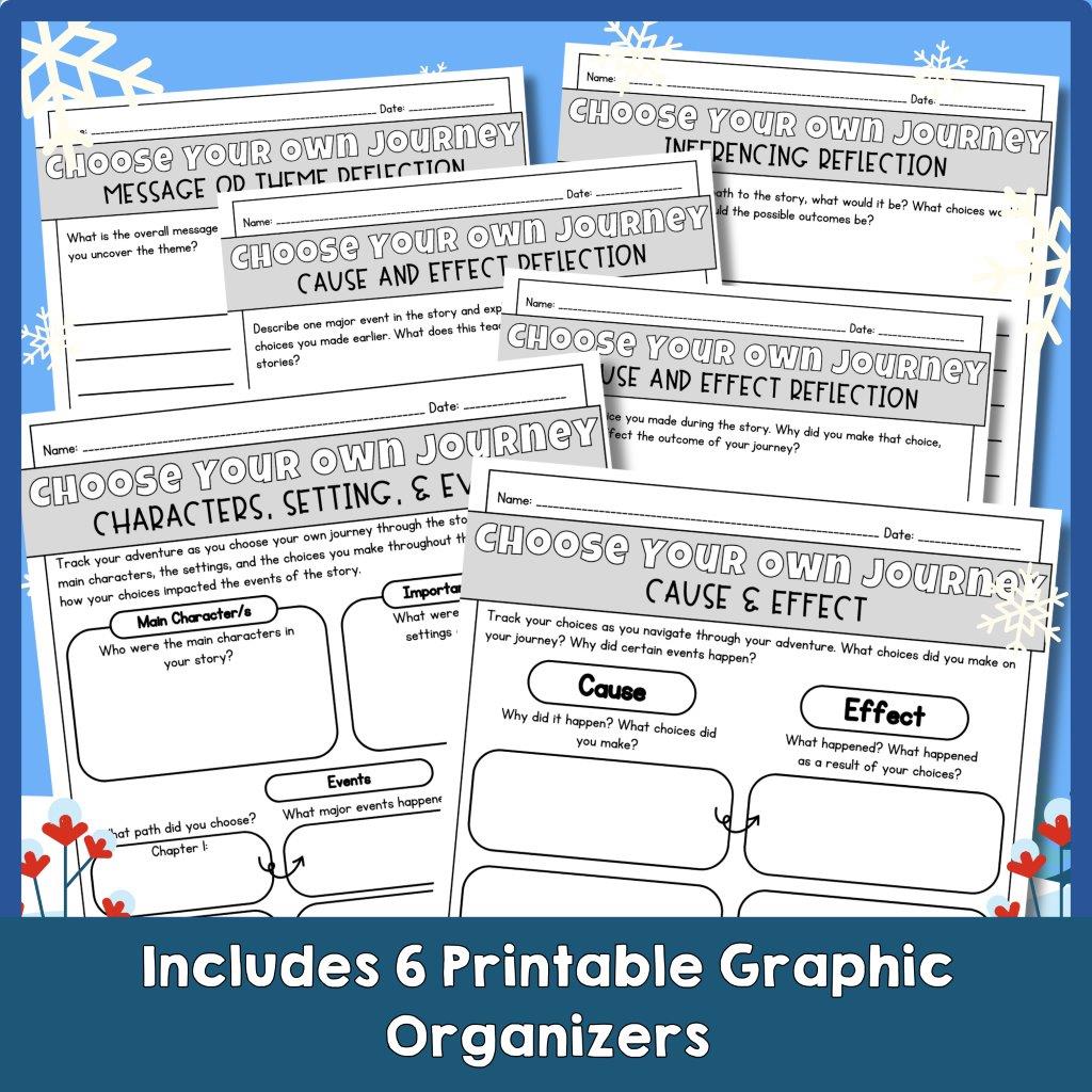 Choose Your Own Journey "Winter" Reading Short Stories Digital Resource Bundle - Image 4