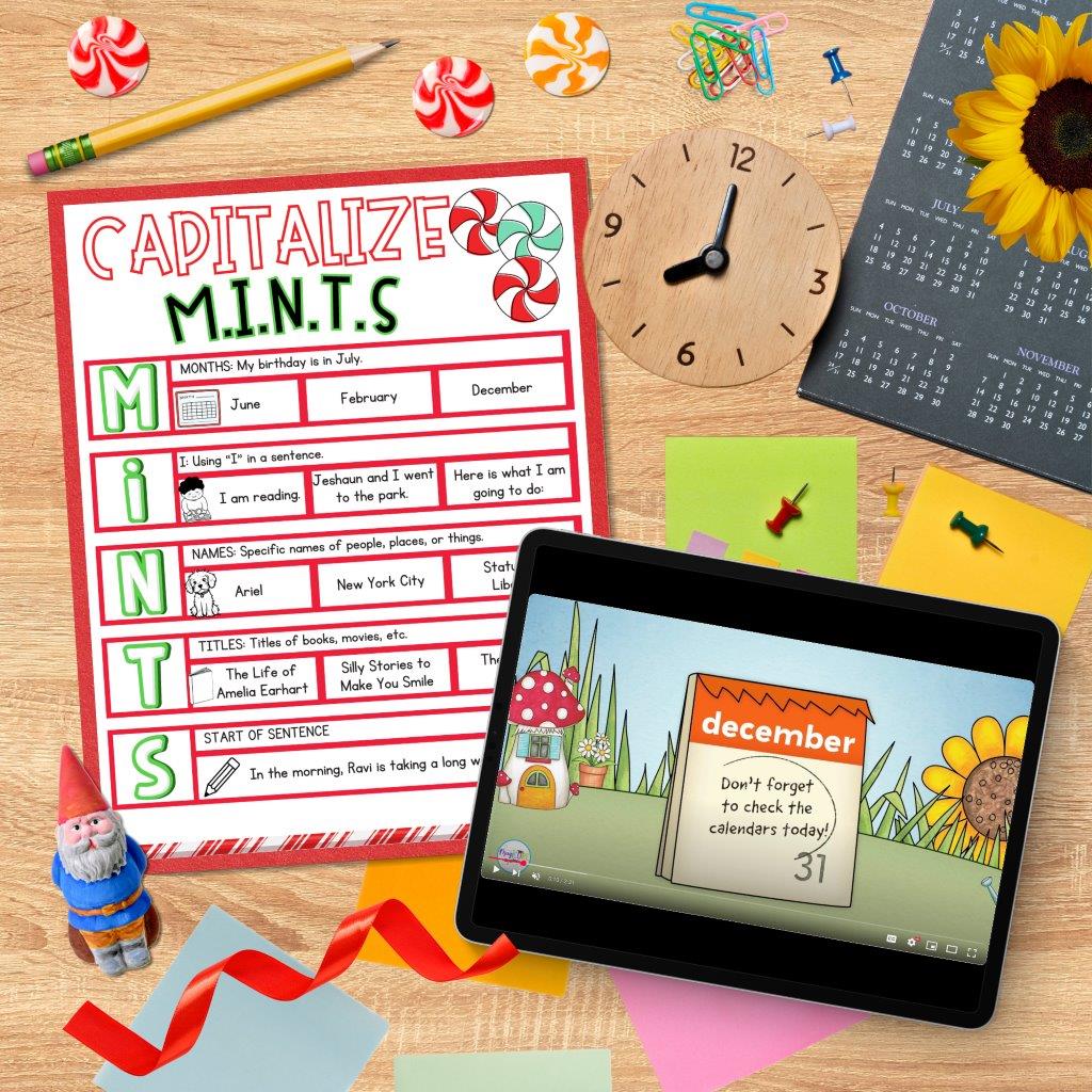 Capitalization Rules Practice Worksheets with MINTS - Image 4