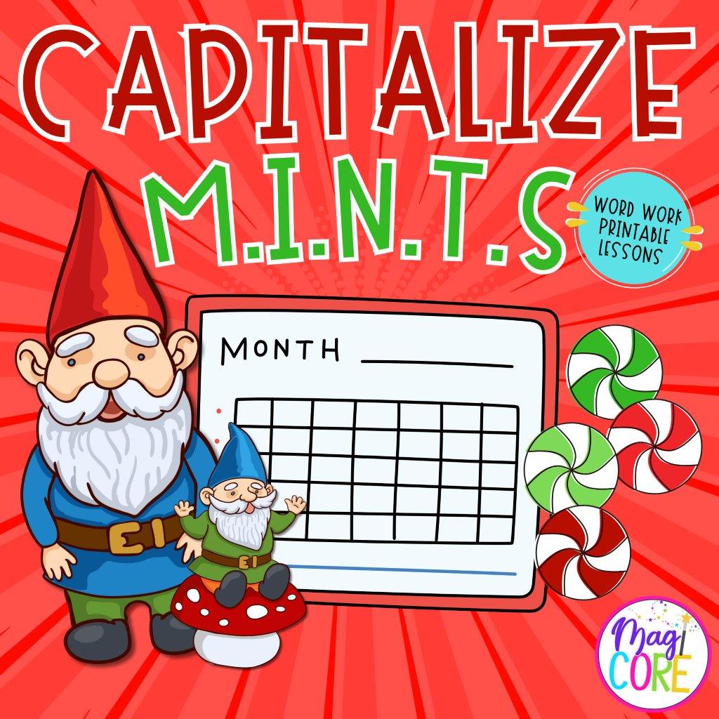 Capitalization Rules Practice Worksheets with MINTS
