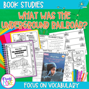 What Was the Underground Railroad Nonfiction Book Study Reading Comprehension