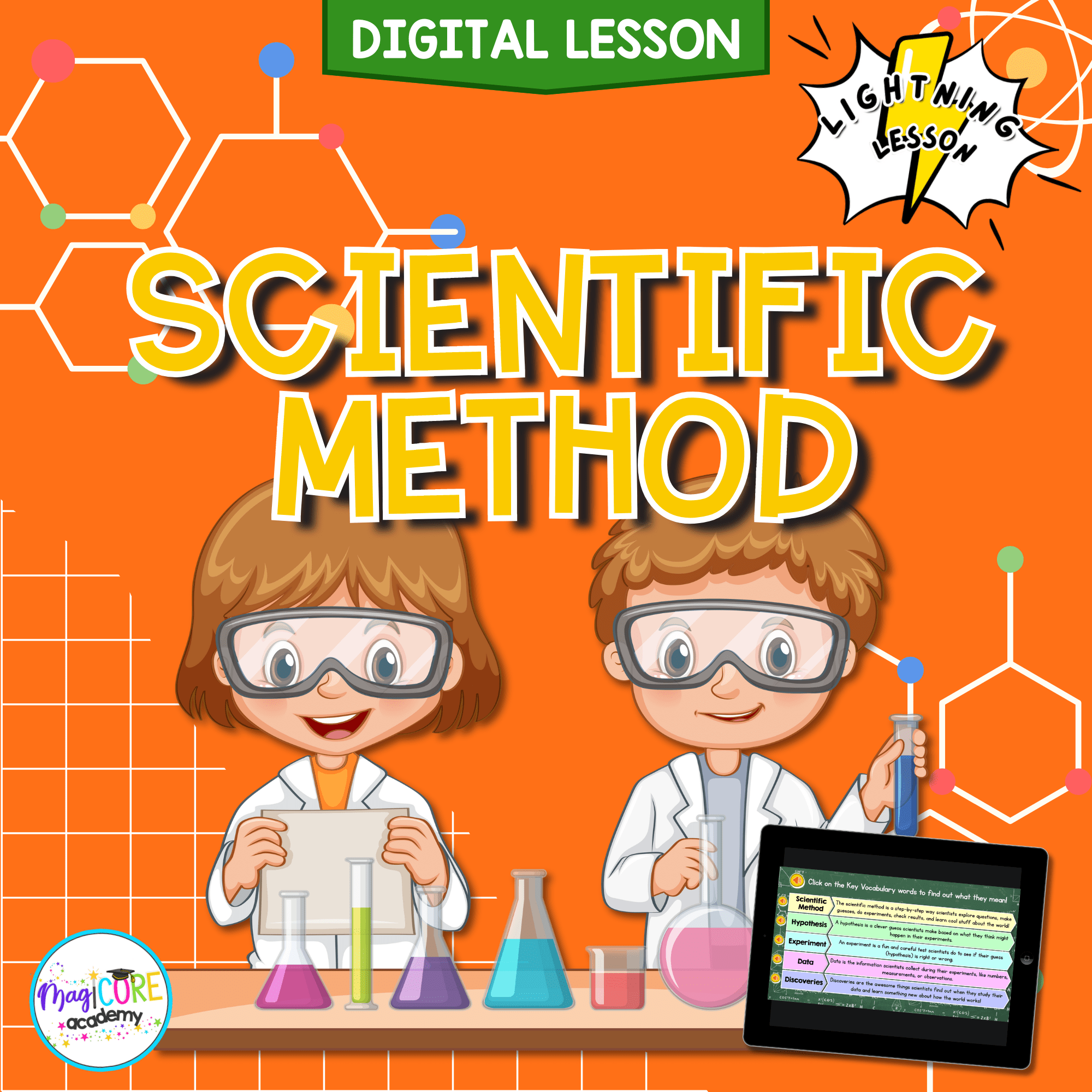 The Scientific Method Digital Science Lesson Activity Test