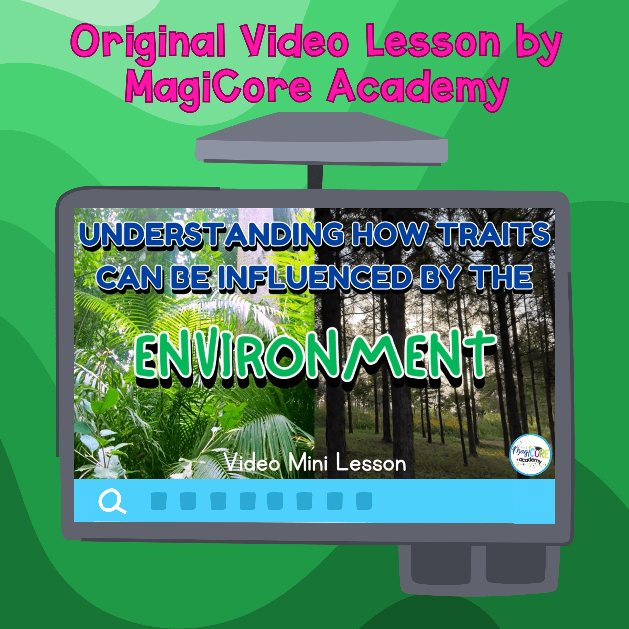 Environmental Influence of Traits Digital Science Lesson Activity Video 3rd Grade - Image 2