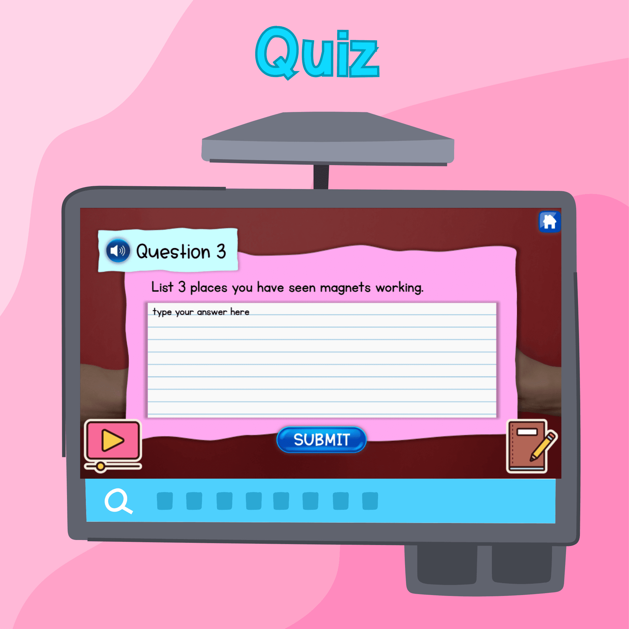 Magnetism Digital Science Lesson Video Activity & Quiz 3rd Grade NGSS 3-PS2-3 - Image 4