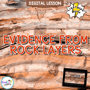 Evidence from Rock Layers Digital Science Activity 4th Grade NGSS 4-ESS1-1