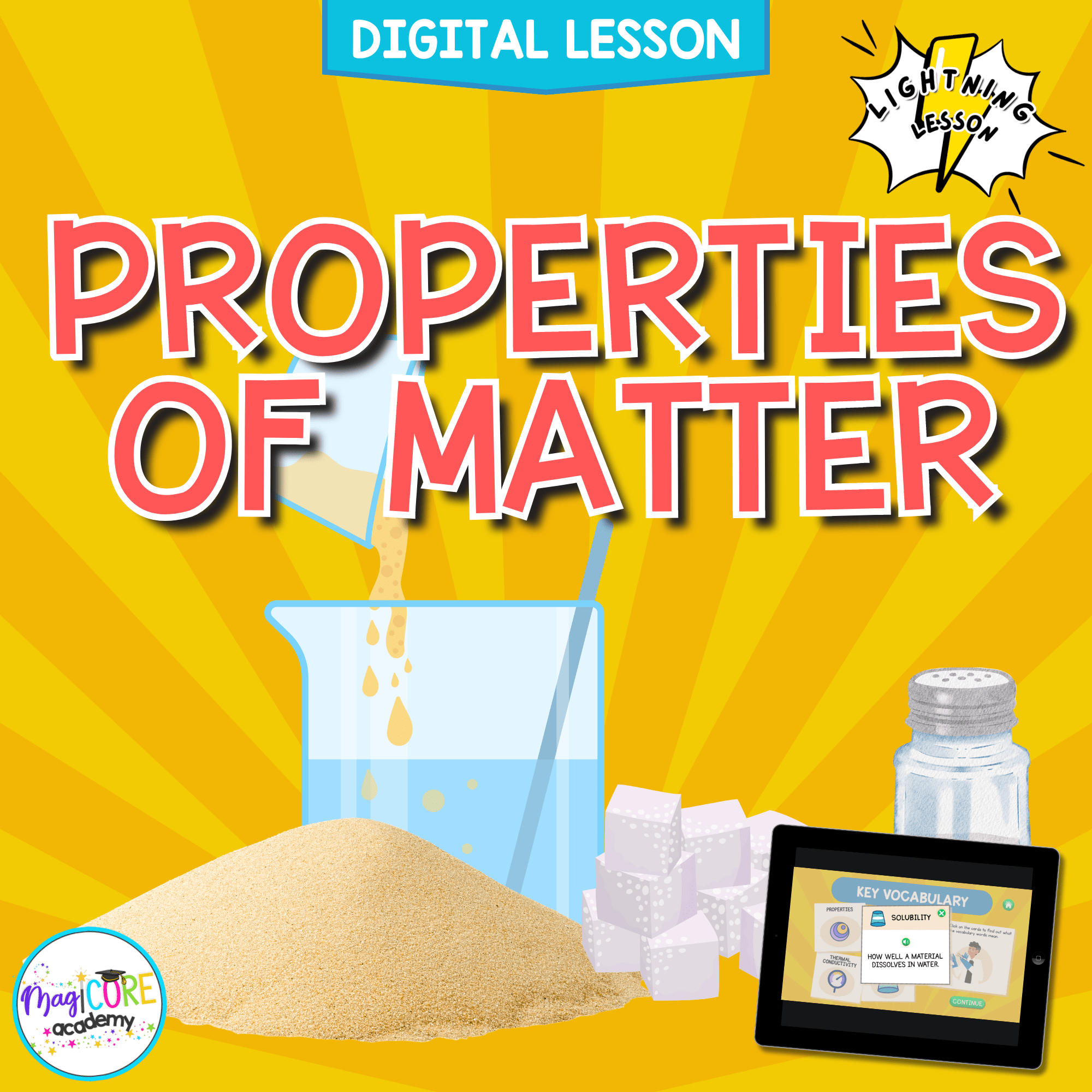 Properties of Matter Digital Science Activity 5th Grade NGSS 5-PS1-3