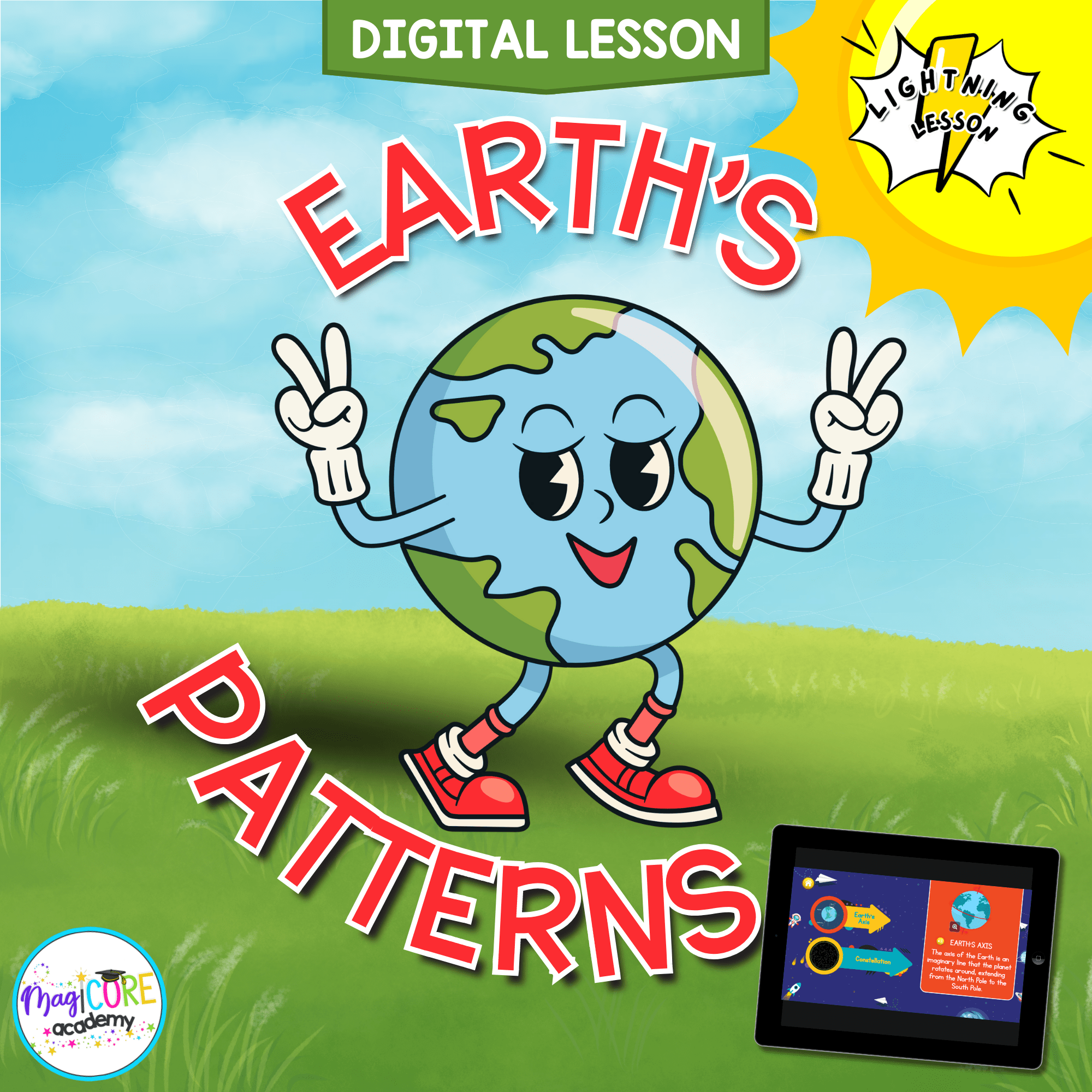 Earth's Patterns Digital Science 5th Grade NGSS 5-ESS1-2