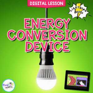 Energy Conversion Device Digital Science Activity 4th Grade NGSS 4-PS3-4