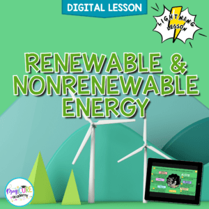 Renewable & Nonrenewable Energy Digital Science Activity 4th Grade NGSS 4-ESS3-1