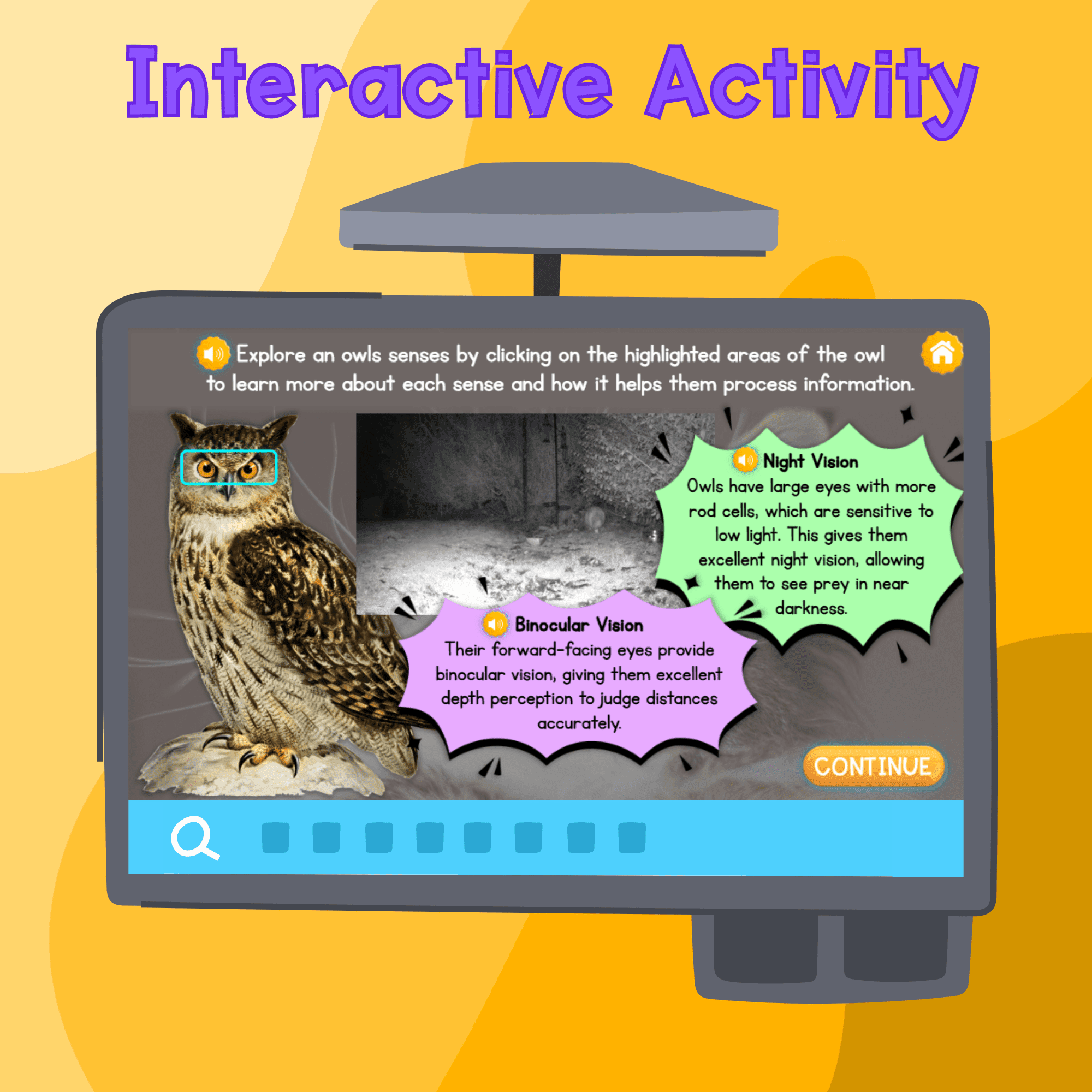 Sensation, Processing & Response Digital Science Activity 4th Grade NGSS 4-LS1-2 - Image 3