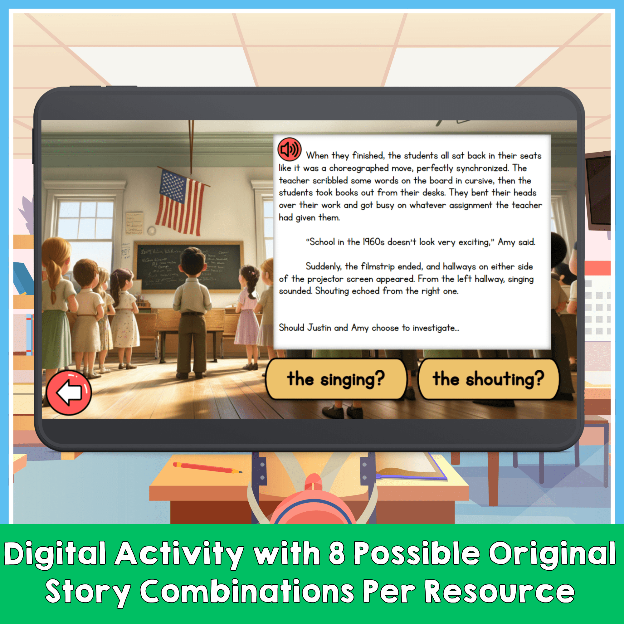 Classroom Chronicles School Choose Your Own Journey Digital Resource Bundle - Image 3