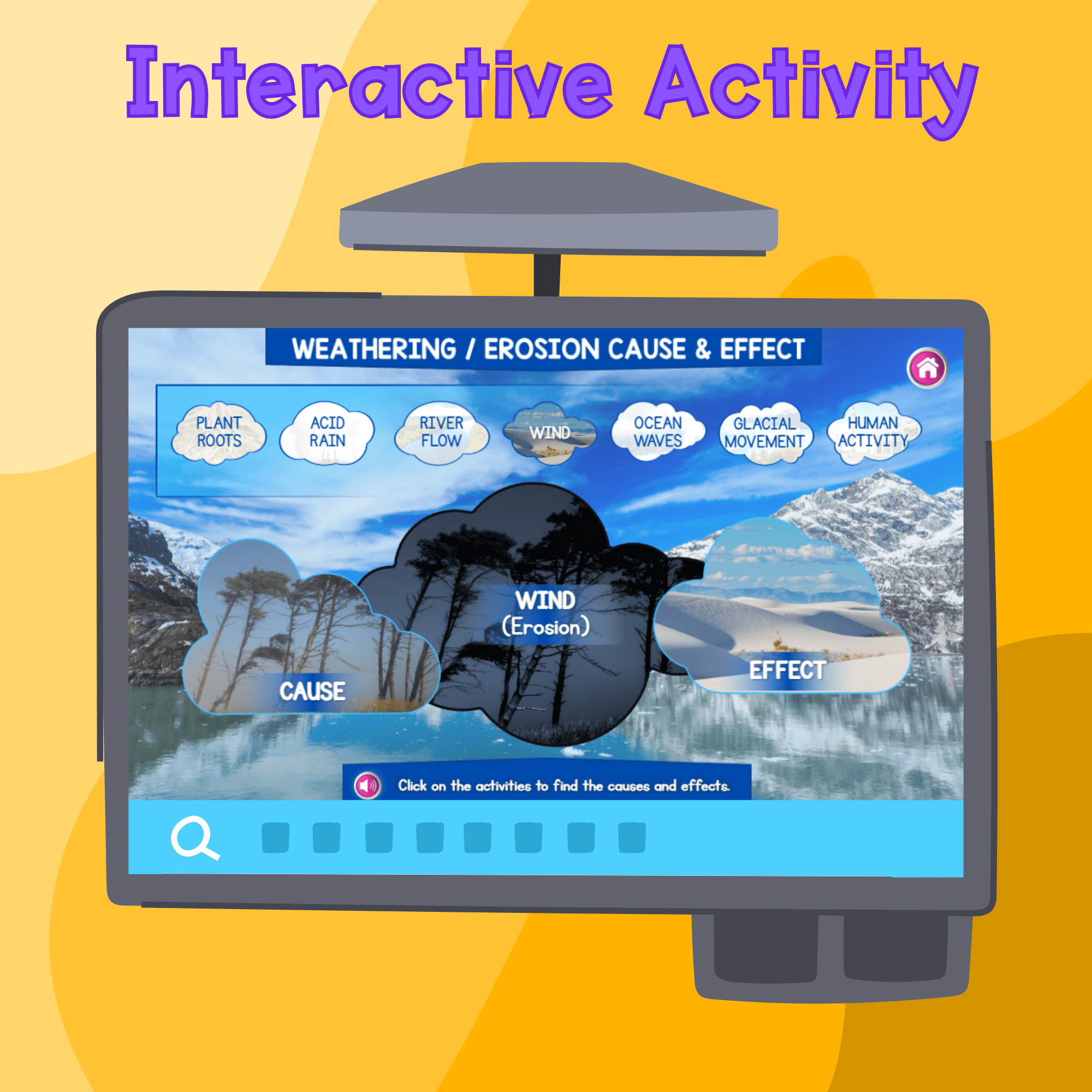 Weathering and Erosion Digital Science Activity 4th Grade NGSS 4-ESS2-1 - Image 3