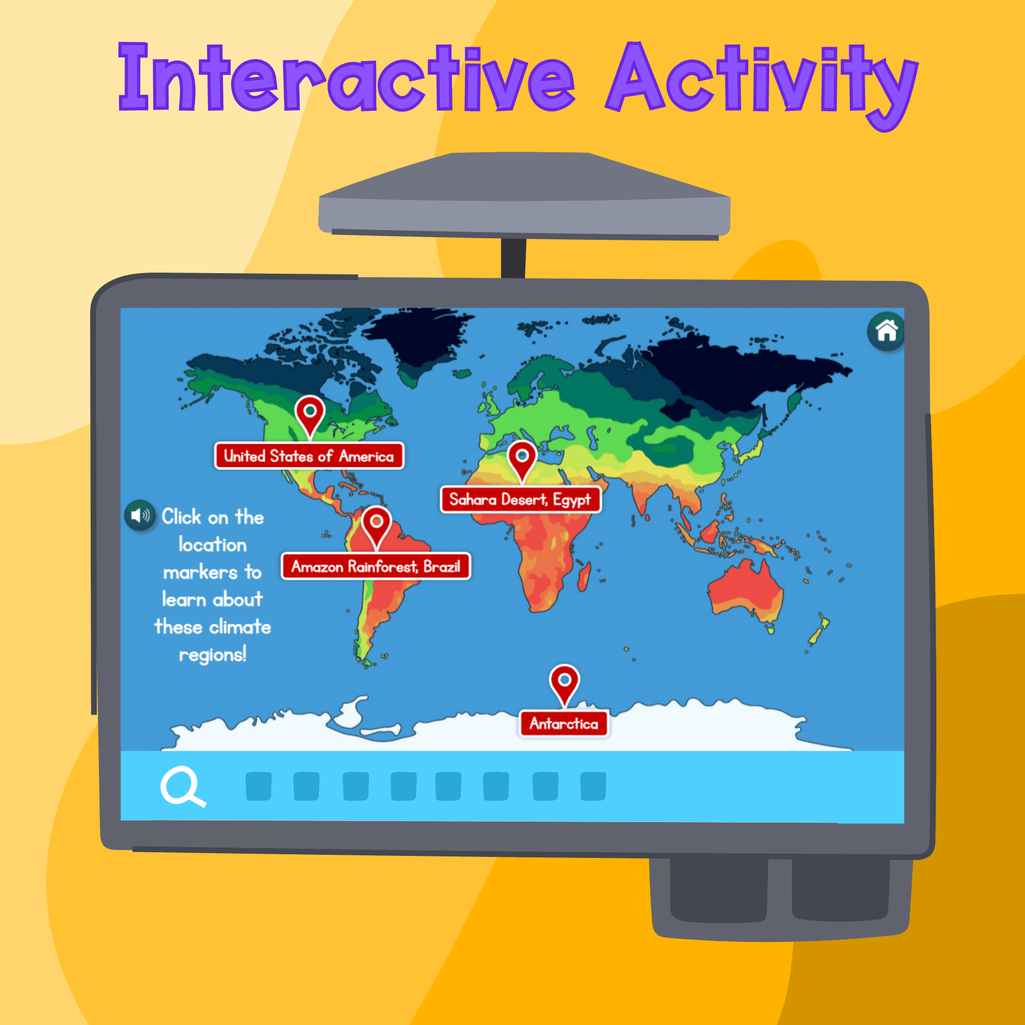 World Climates Digital Science Activity Video 3rd Grade NGSS 3-ESS2-2 - Image 3