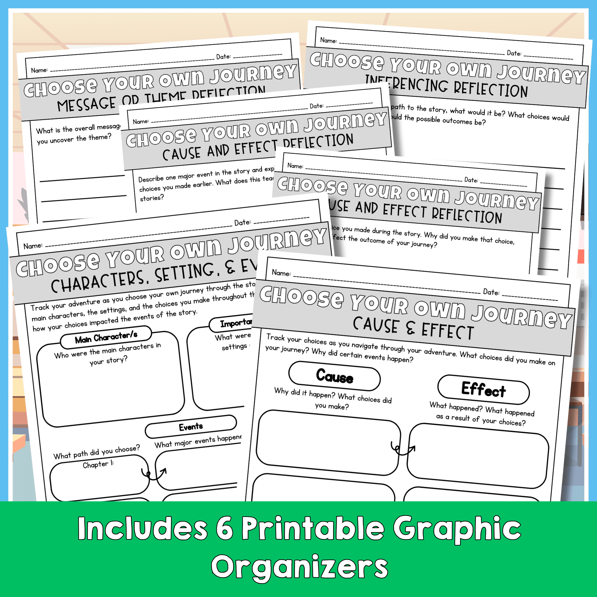 Classroom Chronicles School Choose Your Own Journey Digital Resource Bundle - Image 4