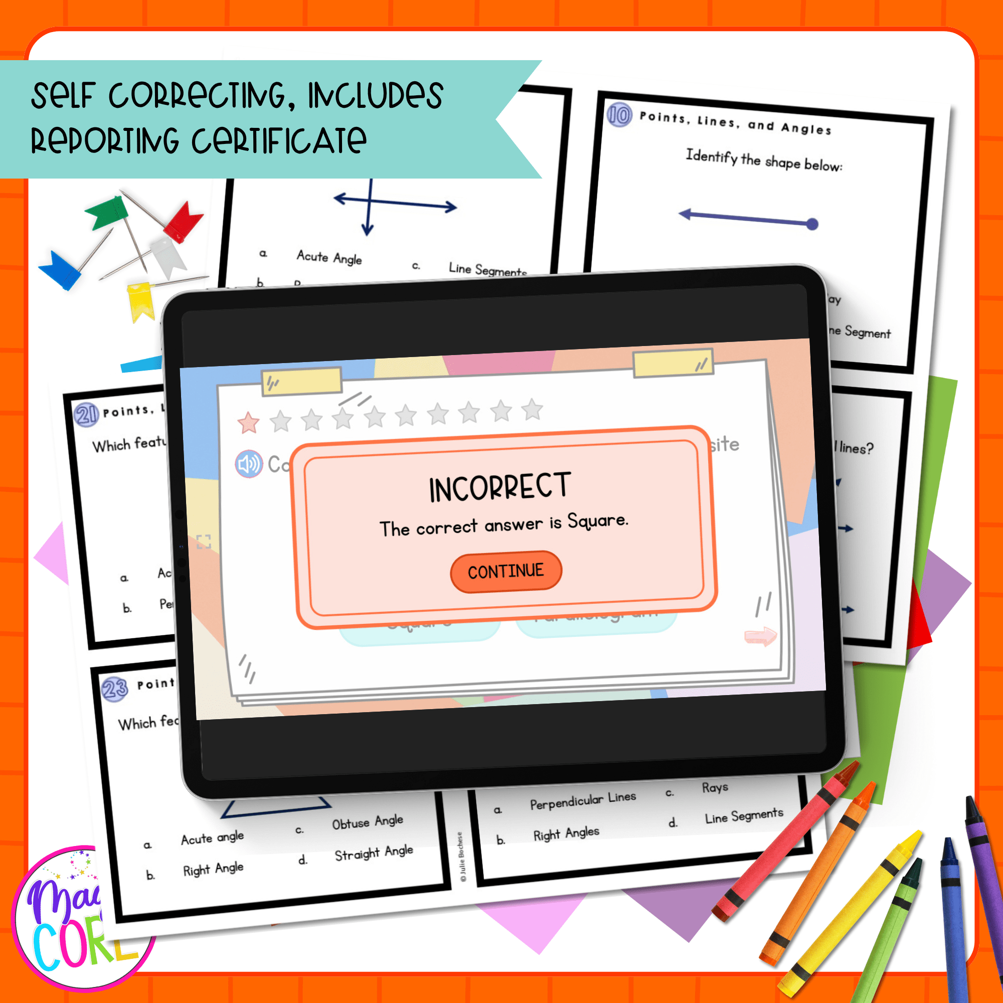 Geometry 4th Grade Math Task Card Bundle - Image 3