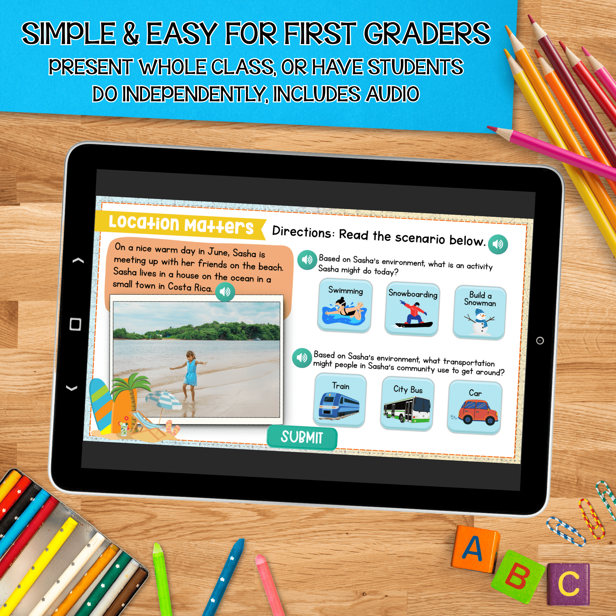Geography Digital Social Studies Video Lessons - 1st Grade Bundle - Image 4